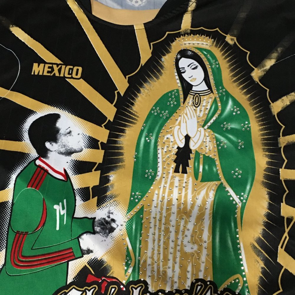 RARE Javier Hernández Virgin Mary soccer jersey